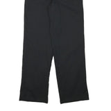 DICKIES Mens Cotton Blend Black Regular Fit Straight Leg Trousers W32 L30