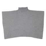 MONSOON Womens Grey Plain Pullover Jumper Roll Neck Basic Knit 2XL Stylish