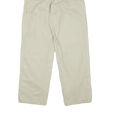 DICKIES Mens Cotton Blend Beige Regular Fit Straight Leg Trousers W26 L28