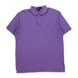 Polo By Ralph Lauren Polo Shirt - XL Purple Cotton
