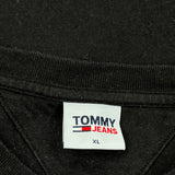 85 Tommy Jeans Football Jersey - XL Black Cotton