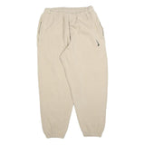 NIKE Womens Joggers Beige Cotton Blend Regular Tapered M W26 L25 Casual Comfort
