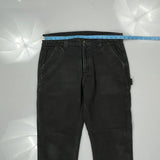 Carhartt Carpenter Pants - 34W 32L Black Cotton