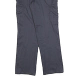 DICKIES Womens Cotton Blend Navy Blue Regular Straight Trousers W34 L32 Workwear