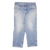 DICKIES Mens Regular Fit Light Blue Denim Jeans W34 L26 Classic Cotton Blend Zip