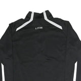 NIKE Mens Black & White Bethesda Athletics Zip Jacket L Polyester Blend