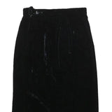 JH COLLECTIBLES Womens Black Mini Polyester Blend Plain Skirt Size S Elegant