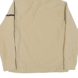 REEBOK Mens Beige & Black Route 34 Hoodie Jacket M Polyester Blend Zip