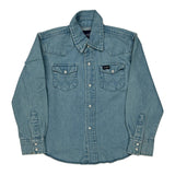Age 5-6 Wrangler Denim Shirt - Small Blue Cotton