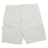 WRANGLER Mens Cargo Shorts White XL W34 Cotton Blend Comfortable Stylish