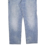 CARHARTT Mens Relaxed Blue Denim Medium Wash W37 L28 Zip Closure Work Jeans