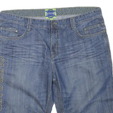 OUTBOARD Mens Blue Denim Casual Shorts XL W40 Cotton Blend Stylish Comfort