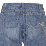 OUTBOARD Mens Blue Denim Casual Shorts XL W40 Cotton Blend Stylish Comfort
