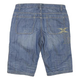 OUTBOARD Mens Blue Denim Casual Shorts XL W40 Cotton Blend Stylish Comfort