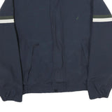 NAUTICA Mens Blue & Green Polyester Zip Jacket M Casual Sport Lightweight