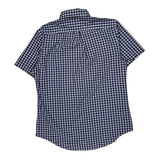 Ralph Lauren Checked Short Sleeve Shirt - Medium Blue Cotton