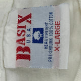 Key West Florida Basix Single Stitch T-Shirt - XL White Cotton