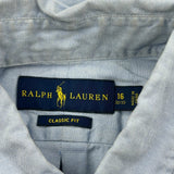 Ralph Lauren Shirt - Large Blue Cotton
