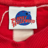 San Diego Planet Hollywood Graphic Sweatshirt - XL Red Cotton