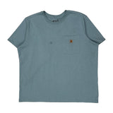 Carhartt T-Shirt - 2XL Blue Cotton