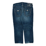 True Religion Contrast Stitch Jeans - 40W 26L Blue Denim