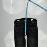 True Religion Slim Jeans - 32W 31L Black Cotton Blend