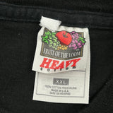 Las Vegas Nevada Fruit Of The Loom Graphic T-Shirt - 2XL Black Cotton