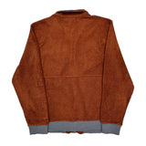 Patagonia Fleece Jacket - Large Brown Polyester