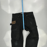 Wrangler Cargo Pants - 33W 33L Black Cotton