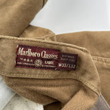 Marlboro Classics Trousers - 36W 32L Brown Cotton