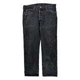 501 Levis Jeans - 36W 30L Black Cotton