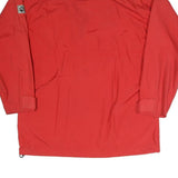 JACK WOLFSKIN Mens Red Outdoor Jacket XS Polyester Blend Plain Zip Lightweight