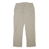 THE NORTH FACE Womens Regular Beige Polyester Blend Zip Trousers W30 L30 Outdoor