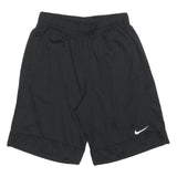 NIKE Mens Black Sports Shorts M W28 Lightweight Polyester Athletic