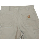 CARHARTT Mens Shorts Beige Casual M W34 Workwear Cotton Blend Durable