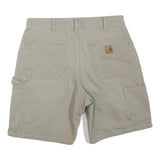 CARHARTT Mens Shorts Beige Casual M W34 Workwear Cotton Blend Durable