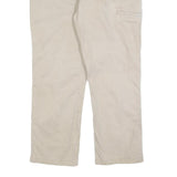 CARHARTT Mens Cotton Blend Beige Regular Fit Straight Leg Trousers W38 L30