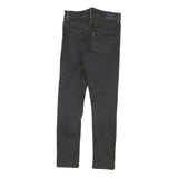 LEVI'S Womens Jeans Black Slim Skinny Denim Medium W27 L27 Zip Pockets
