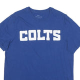 NIKE Mens Blue Colts Graphic T-Shirt M Short Sleeve Crew Neck Sportswear