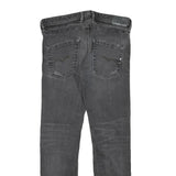 DIESEL Mens Regular Fit Straight Leg Denim Dark W34 L29 Zip Cotton Blend Jeans