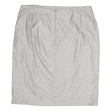 JEAN LOUIS SCHERRER Womens Grey Pencil Knee Length Woven Skirt M Classic
