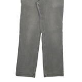 CARHARTT Mens Jeans Grey Relaxed Straight Denim Medium W33 L32 Workwear Utility