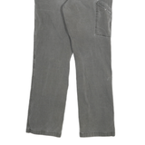 CARHARTT Mens Jeans Grey Relaxed Straight Denim Medium W33 L32 Workwear Utility