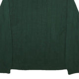 CHAPS Mens Green Jumper Patterned 1/4 Zip Basic Knit L Cotton Blend Casual