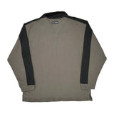 Columbia 1/4 Zip - Large Gray Cotton Blend