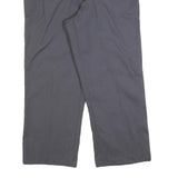 RED KAP Womens Relaxed Grey Cotton Blend Trousers W32 L26 Zip Pocket Workwear