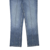 CALVIN KLEIN JEANS Womens Regular Fit Blue Denim Straight Cotton Blend W33 L29