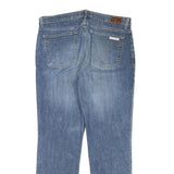 CALVIN KLEIN JEANS Womens Regular Fit Blue Denim Straight Cotton Blend W33 L29