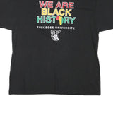 CHAMPION Mens Black Tuskegee University Graphic T-Shirt XL Short Sleeve Crew