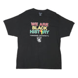 CHAMPION Mens Black Tuskegee University Graphic T-Shirt XL Short Sleeve Crew
